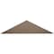 Ekena Millwork Pitch 6/12 Triangle Gable Vent, Non-Functional, 72"W x 18"H x 2 1/8"P GVTR72X18D - alternate 5